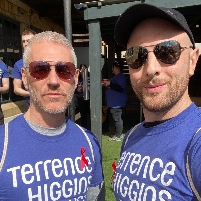 Terrence Higgins Trust Brighton Ribbon walk to raise funds for the charity