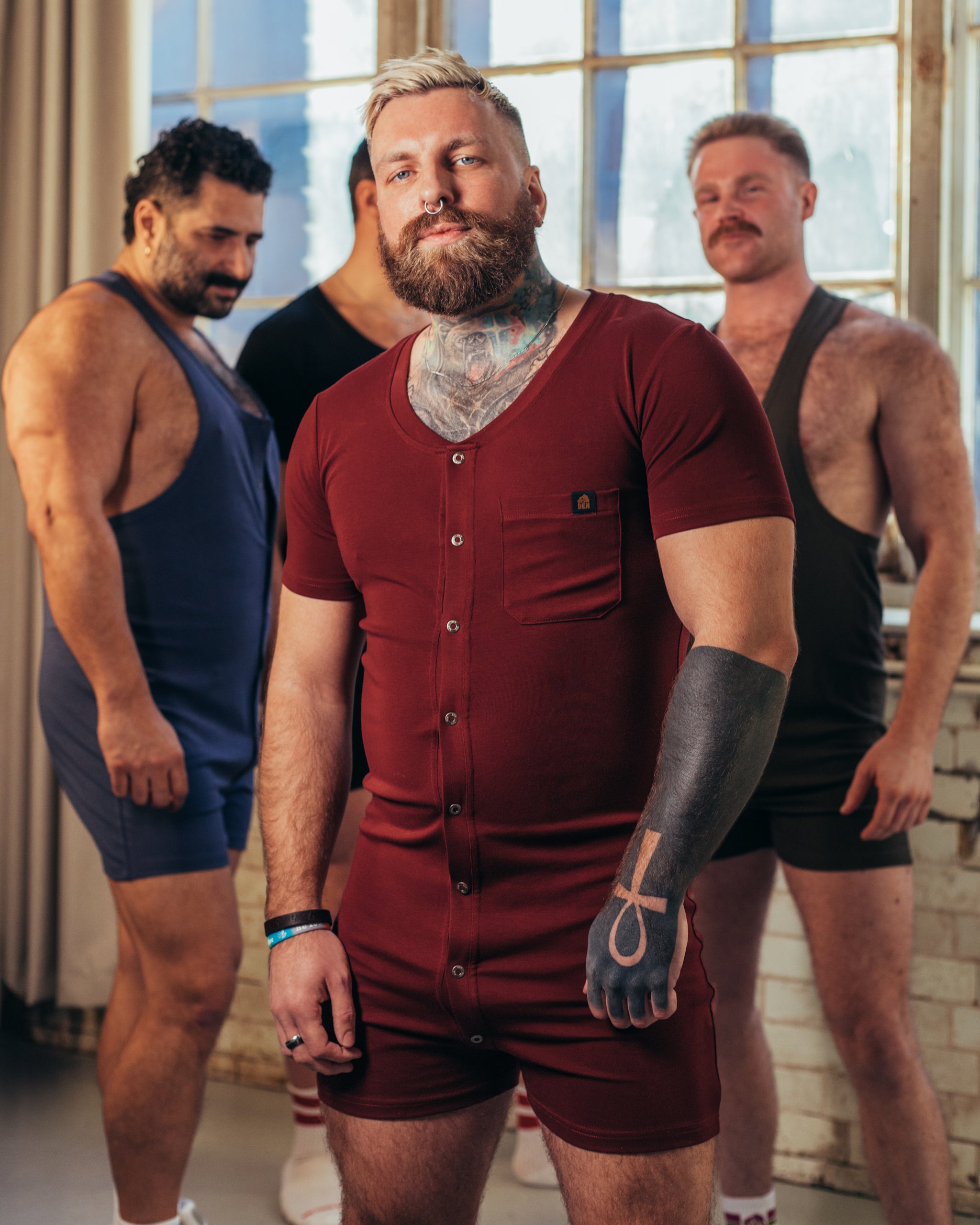 sexy mens union suit Masculine and sexy! New Union Suits by @nastypig at @jockstrapguy. Read  more: https://t.co/0Z7xFaSrY2 main image 0