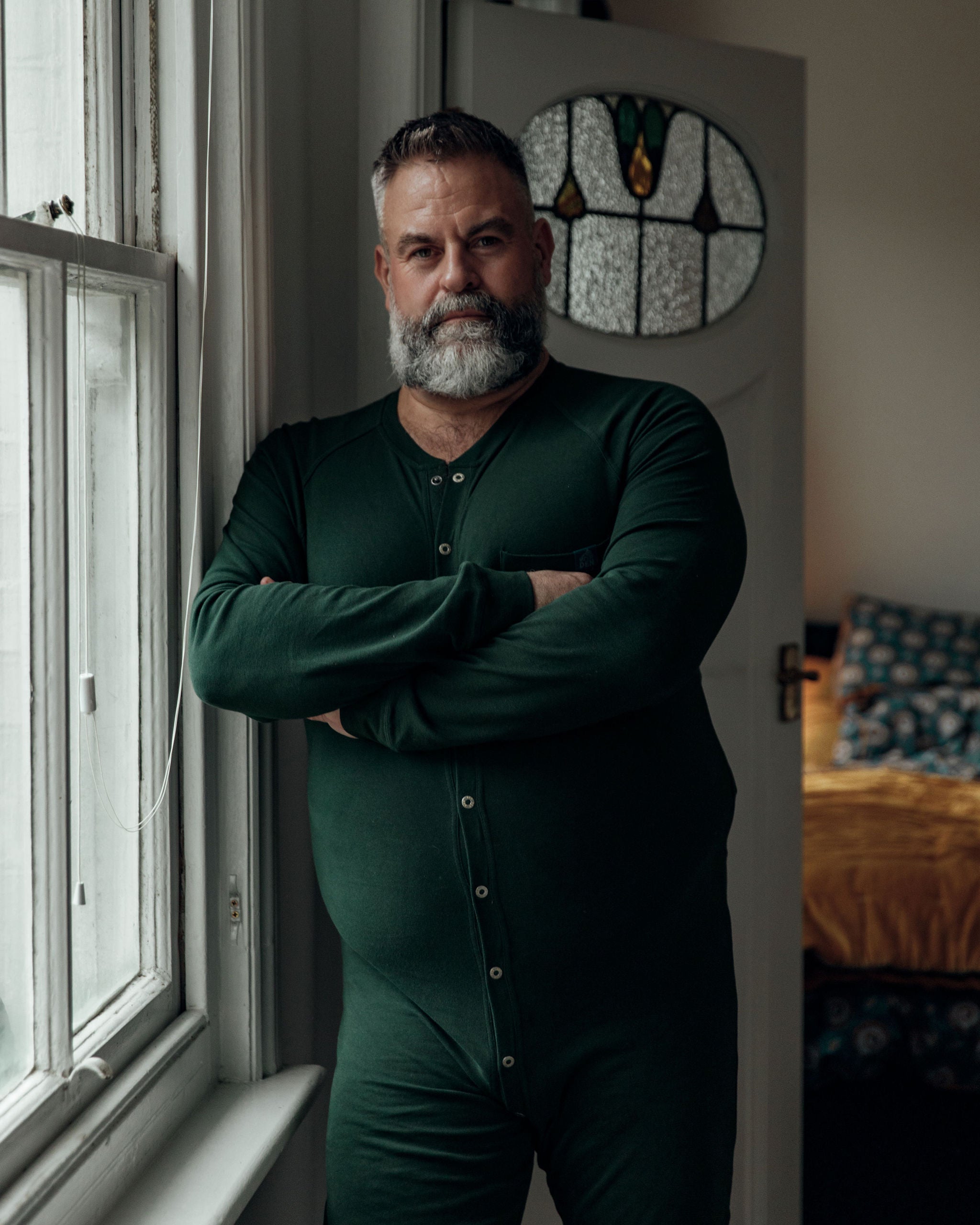 Long Sleeve Union Suit - Evergreen – Den Loungewear